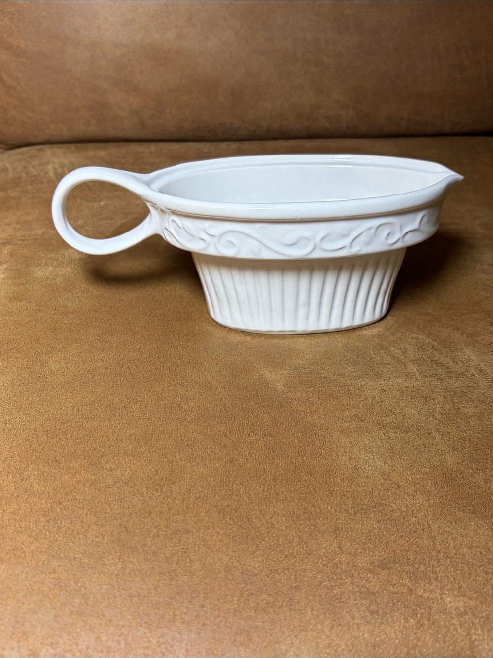 Vintage Rival Crock-Pot 18oz Gravy Warmer White Ceramic
Replacement Insert
